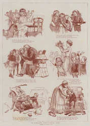 Ein Weihnachtstag eines Kindes